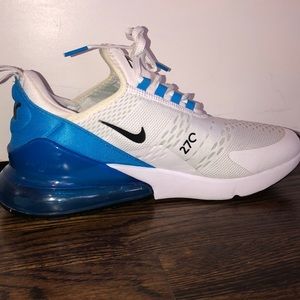 Nike Air Max 270 Blue and White